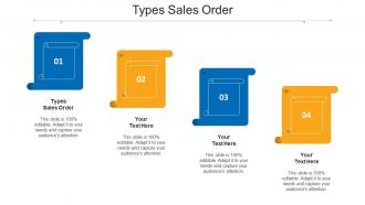 Types Sales Order Ppt Powerpoint Presentation Icon Design Ideas Cpb