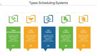 Types Scheduling Systems Ppt Powerpoint Presentation Icon Picture Cpb