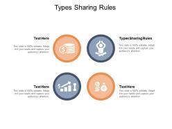 Types sharing rules ppt powerpoint presentation styles graphics example cpb