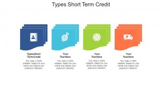 Types short term credit ppt powerpoint presentation icon slide portrait cpb