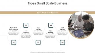 Types Small Scale Business In Powerpoint And Google Slides Cpb
