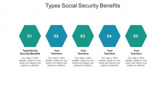 Types social security benefits ppt powerpoint presentation gallery files cpb