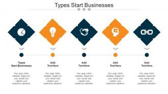 Types Start Businesses Ppt Powerpoint Presentation Background Image Cpb