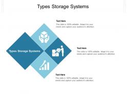 Types storage systems ppt powerpoint presentation outline layout ideas cpb