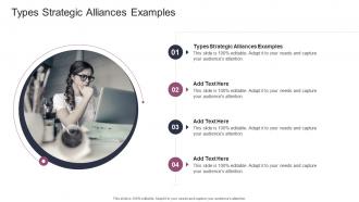Types Strategic Alliances Examples In Powerpoint And Google Slides Cpb