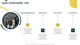 Types Sustainability Jobs In Powerpoint And Google Slides Cpb