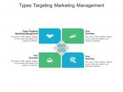 Types targeting marketing management ppt powerpoint presentation outline ideas cpb