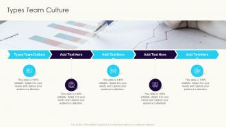 Types Team Culture In Powerpoint And Google Slides Cpb