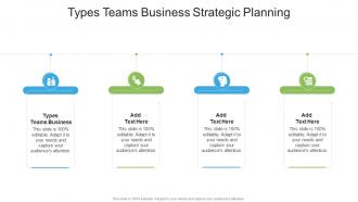 Types Teams Business Strategic Planning In Powerpoint And Google Slides Cpb