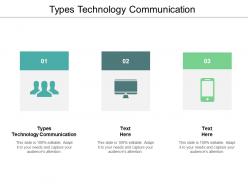 Types technology communication ppt powerpoint presentation professional examples cpb
