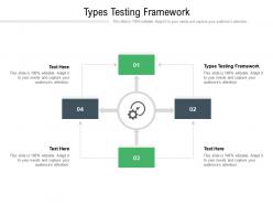 Types testing framework ppt powerpoint presentation inspiration background images cpb