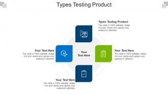 Types testing product ppt powerpoint presentation outline maker cpb