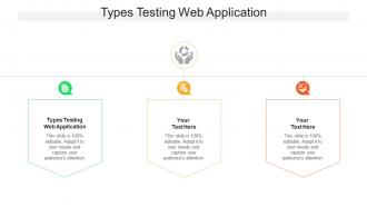 Types testing web application ppt powerpoint presentation show inspiration cpb