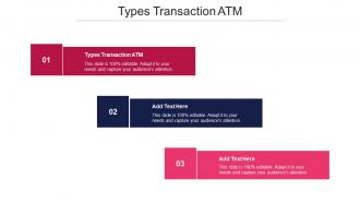 Types Transaction Atm Ppt Powerpoint Presentation Inspiration Example Cpb