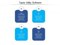 Types utility software ppt powerpoint presentation layouts graphic tips cpb