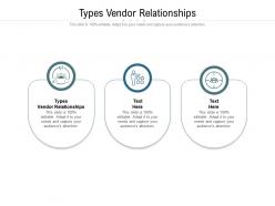 Types vendor relationships ppt powerpoint presentation inspiration background cpb