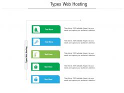 Types web hosting ppt powerpoint presentation professional guide cpb