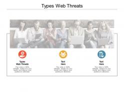 Types web threats ppt powerpoint presentation professional smartart cpb