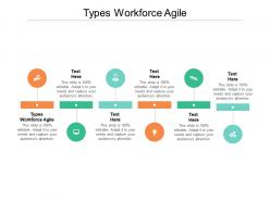 Types workforce agile ppt powerpoint presentation portfolio brochure cpb