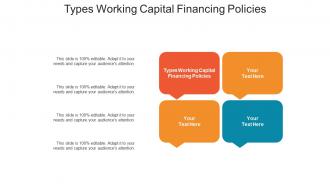 Types working capital financing policies ppt powerpoint presentation model layouts cpb