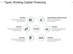 Types working capital financing ppt powerpoint presentation pictures sample cpb