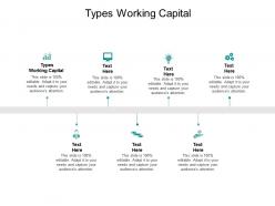 Types working capital ppt powerpoint presentation gallery download cpb