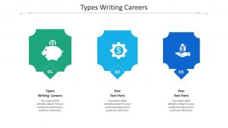 Types writing careers ppt powerpoint presentation styles visual aids cpb