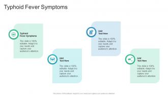 Typhoid Fever Symptoms In Powerpoint And Google Slides Cpb