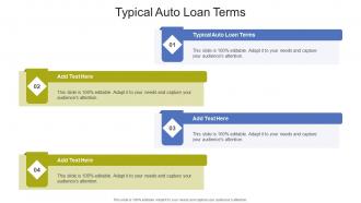 Typical Auto Loan Terms In Powerpoint And Google Slides Cpb