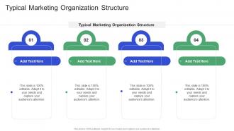 Typical Marketing Organization Structure In Powerpoint And Google Slides Cpb