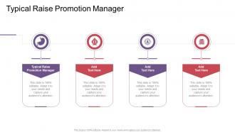Typical Raise Promotion Manager In Powerpoint And Google Slides Cpb