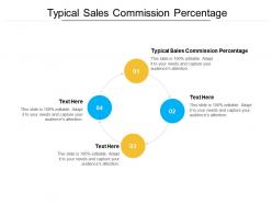 Typical sales commission percentage ppt powerpoint presentation inspiration example cpb