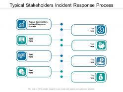 Typical stakeholders incident response process ppt powerpoint slides sample cpb