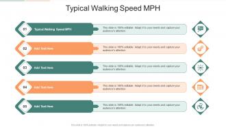 Typical Walking Speed MPH In Powerpoint And Google Slides Cpb