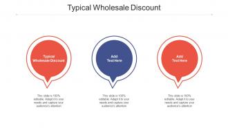 Typical Wholesale Discount Ppt Powerpoint Presentation Infographics Objects Cpb