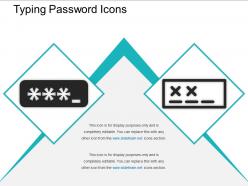 Typing password icons