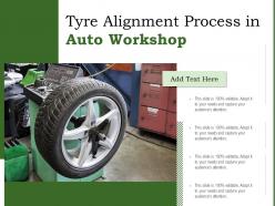 Tyre Alignment Process In Auto Workshop