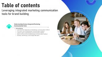 U7 Leveraging Integrated Marketing Communication Tools For Brand Building Table Of Contents MKT SS V