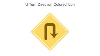 U Turn Direction Colored Icon In Powerpoint Pptx Png And Editable Eps Format