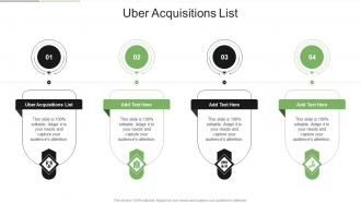Uber Acquisitions List In Powerpoint And Google Slides Cpb