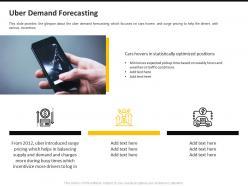 Uber pitch deck demand forecasting ppt powerpoint presentation infographic master slide