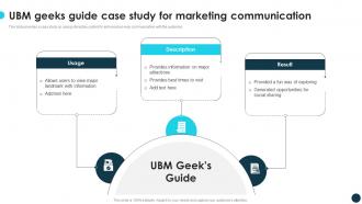 UBM Geeks Guide Case Study For Marketing Communication Optimizing Growth With Marketing CRP DK SS
