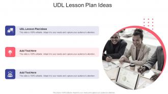Udl Lesson Plan Ideas In Powerpoint And Google Slides Cpb