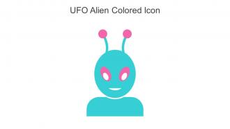 Ufo Alien Colored Icon In Powerpoint Pptx Png And Editable Eps Format