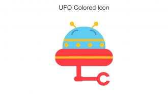 UFO Colored Icon In Powerpoint Pptx Png And Editable Eps Format
