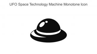 UFO Space Technology Machine Monotone Icon In Powerpoint Pptx Png And Editable Eps Format