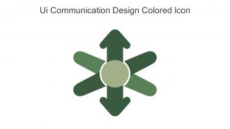 UI Communication Design Colored Icon In Powerpoint Pptx Png And Editable Eps Format