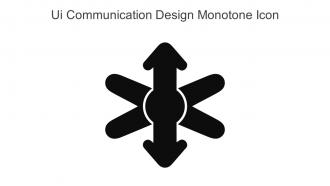 UI Communication Design Monotone Icon In Powerpoint Pptx Png And Editable Eps Format