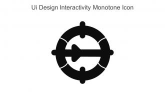 UI Design Interactivity Monotone Icon In Powerpoint Pptx Png And Editable Eps Format
