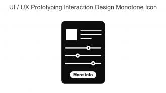 UI UX Prototyping Interaction Design Monotone Icon In Powerpoint Pptx Png And Editable Eps Format